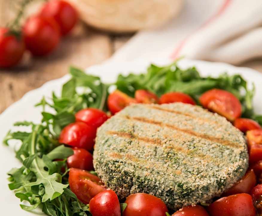 Burger di salmone e spinaci Protein