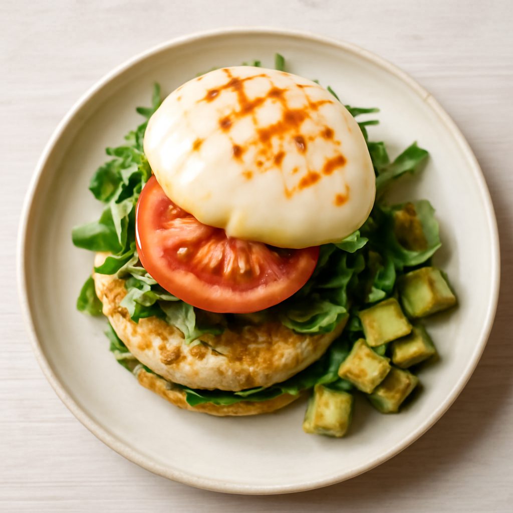 Burger di seppie proteico low-carb