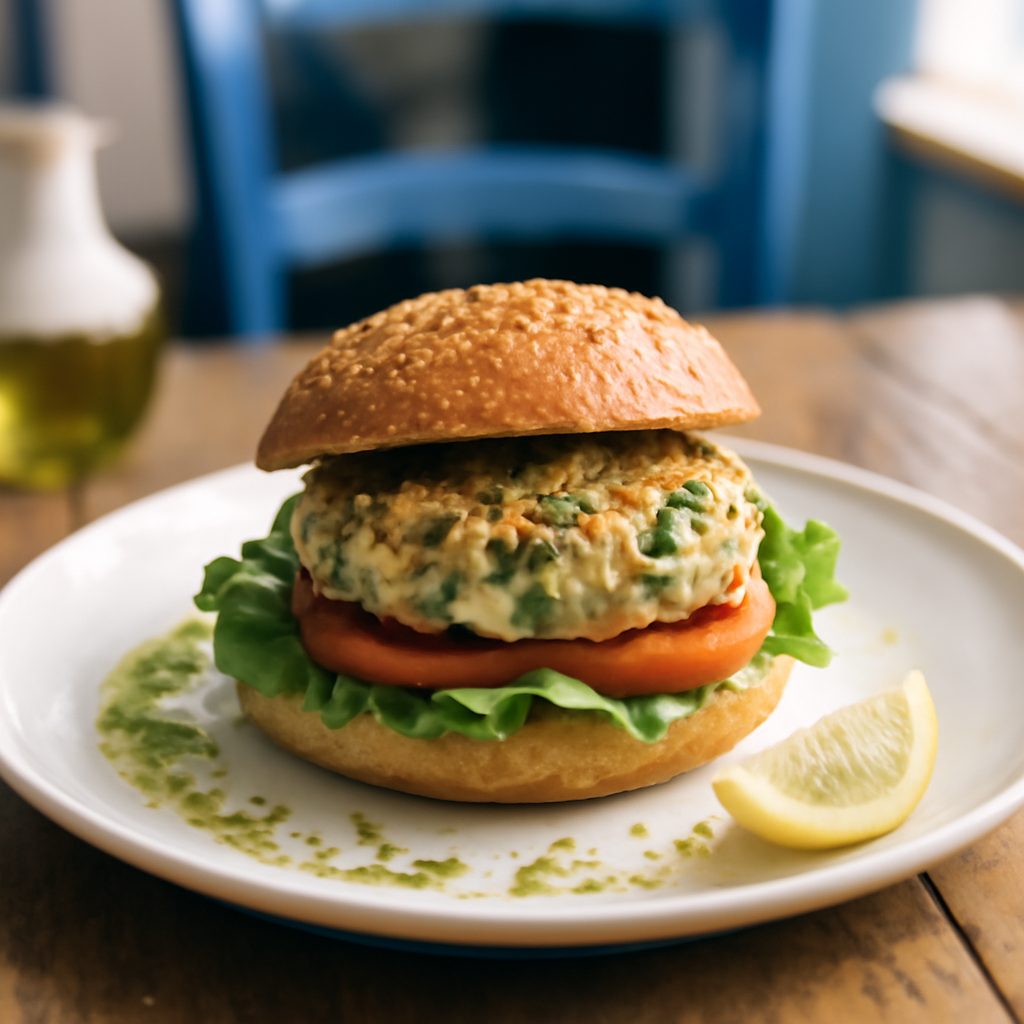 Burger di Tacchino e Feta all'Aroma di Origano