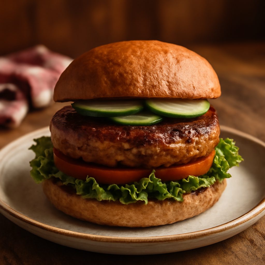 Burger di Tacchino Piccante al Chipotle Low-Carb