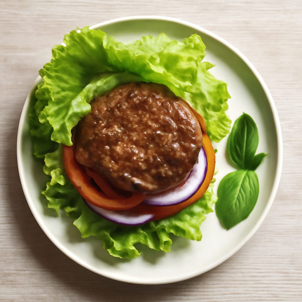 Burger di salmone con zucchine al Parmigiano