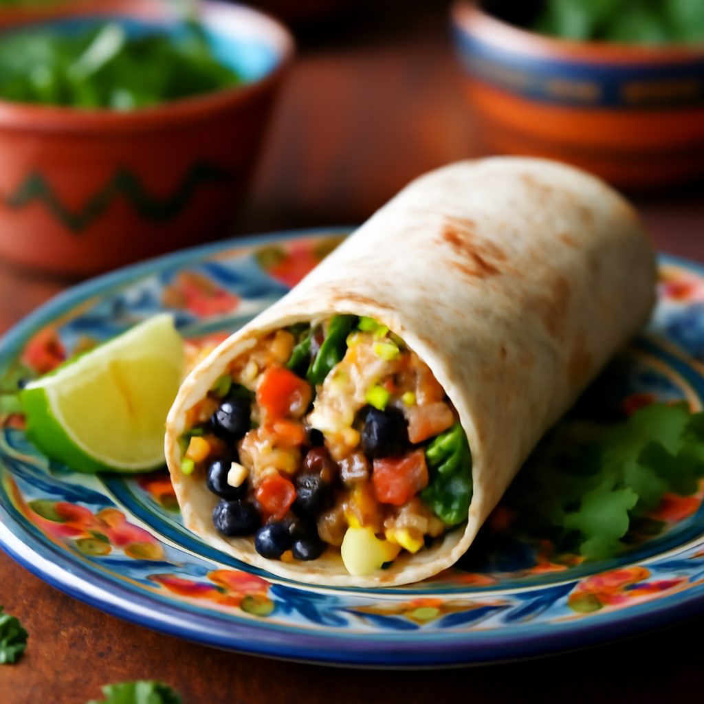 Burrito della Colazione Southwestern Low-Carb