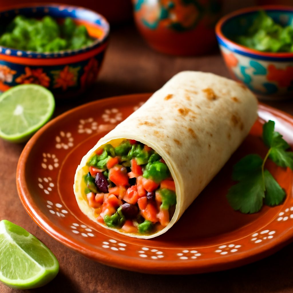 Burrito Light ai Formaggi con Zucchine e Peperoni Messicani