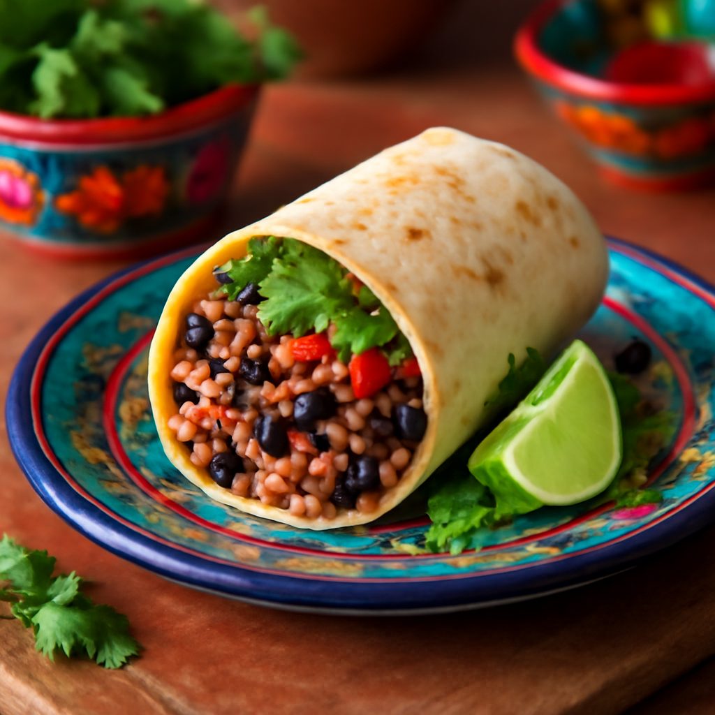 Burrito Messicano ai Fagioli Neri