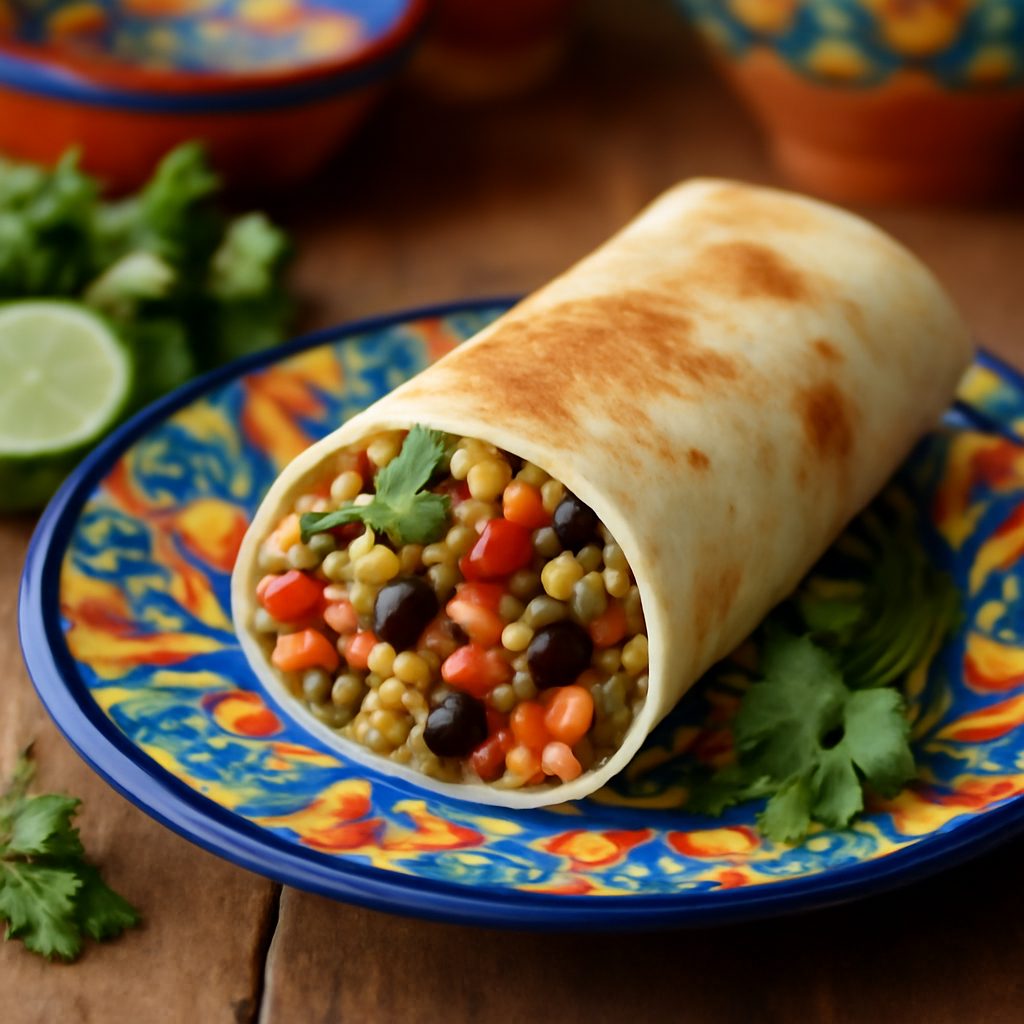 Burrito Messicano con Salsiccia e Peperoni