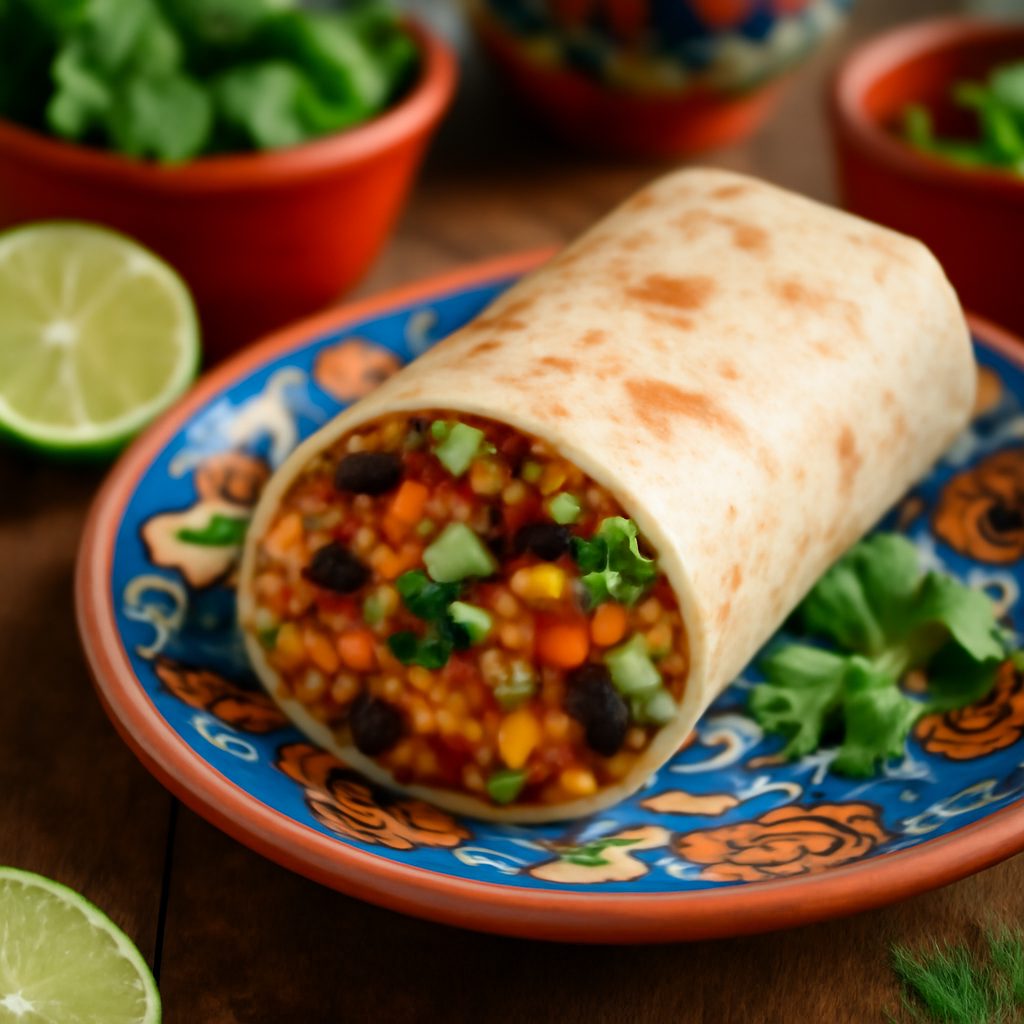 Burrito Messicano con Verdure e