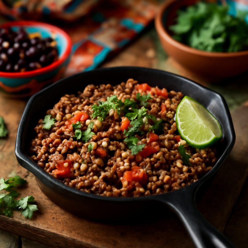 Burrito Skillet di Manzo Messicano
