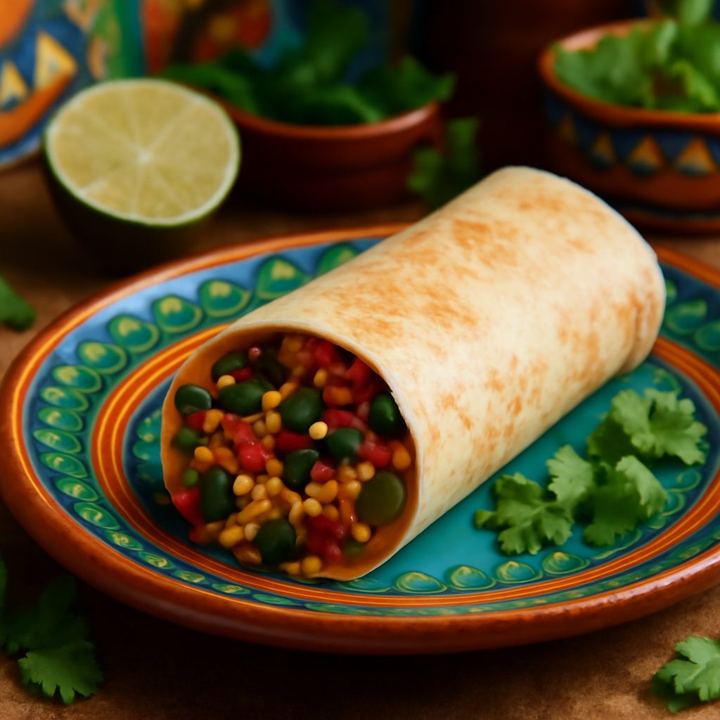 Burrito Vegetariano Messicano