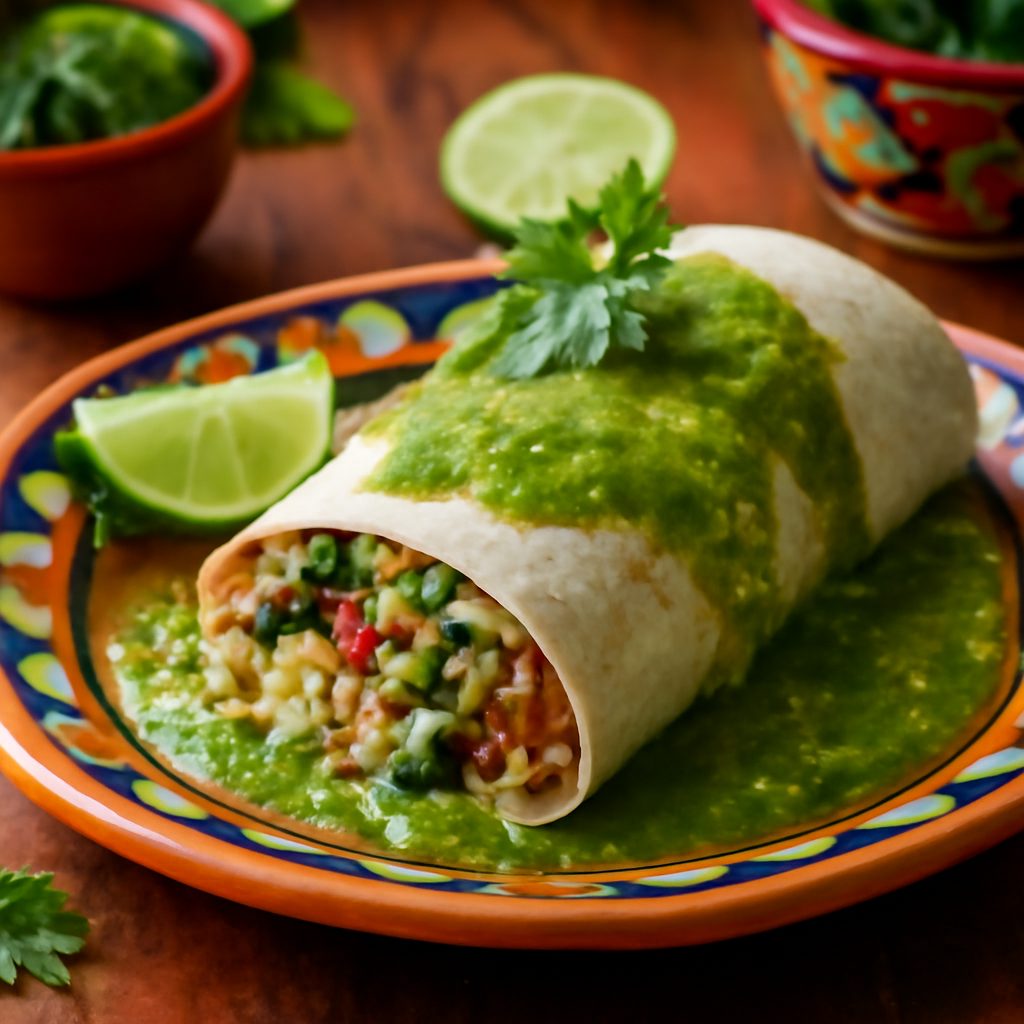 Burrito Verde al Forno con Petto di Pollo Protein