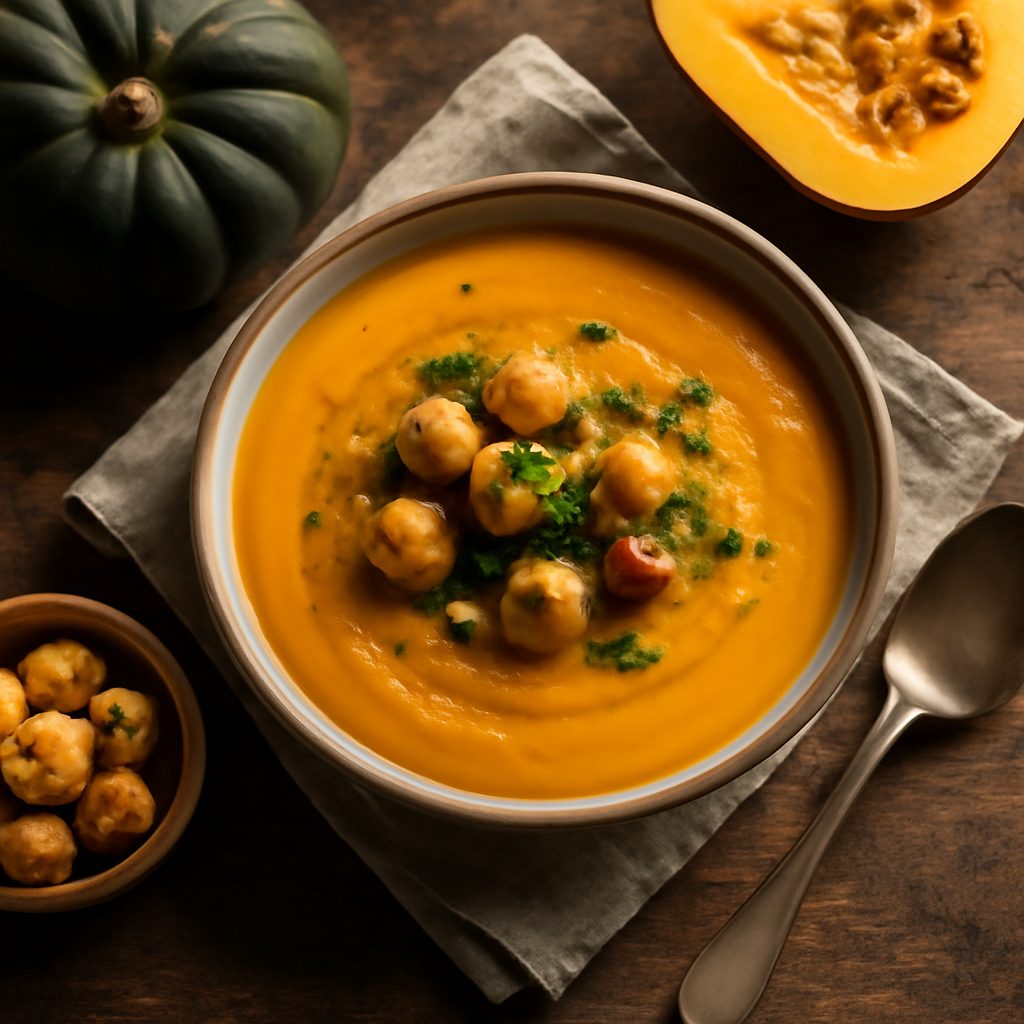 Zuppa di Zucca Butternut e Acorn
