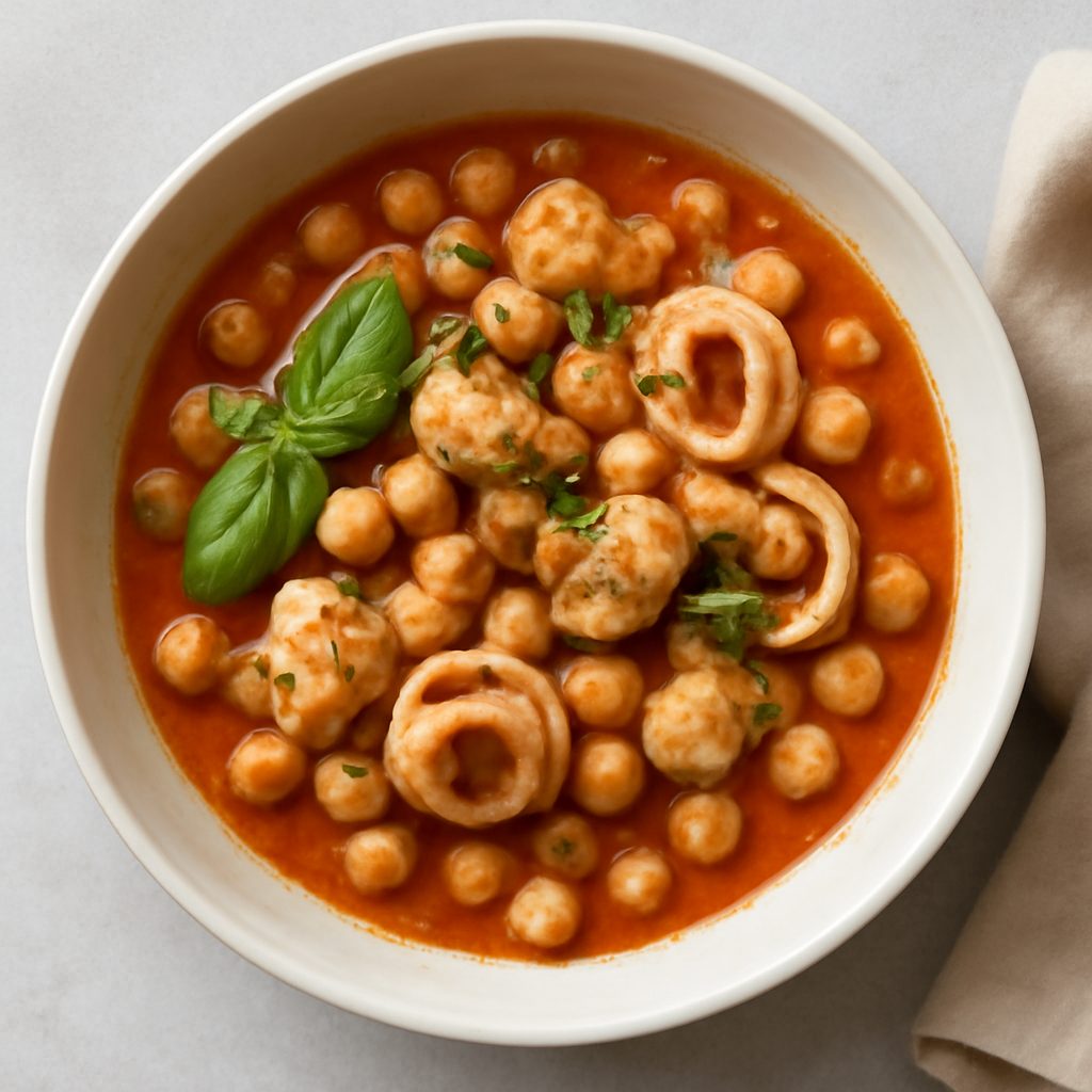 Cacciucco di ceci proteico low-carb