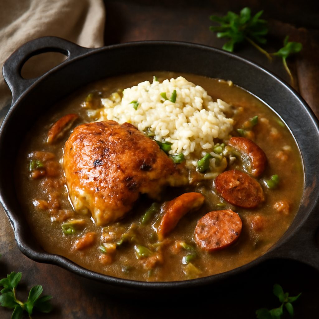 Gumbo Cajun con Pollo e Salsiccia Protein