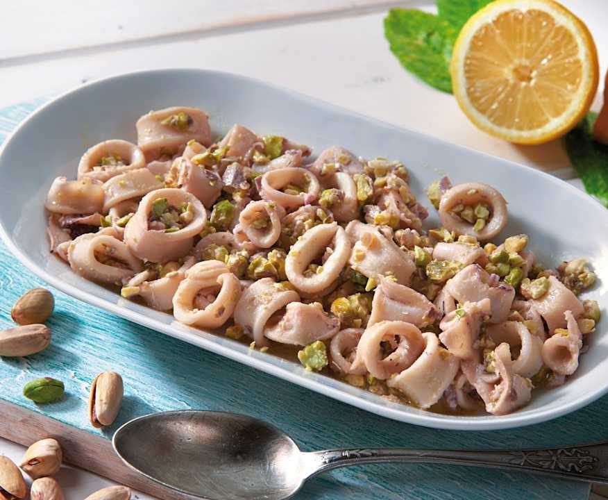 Calamaretti ai pistacchi Protein