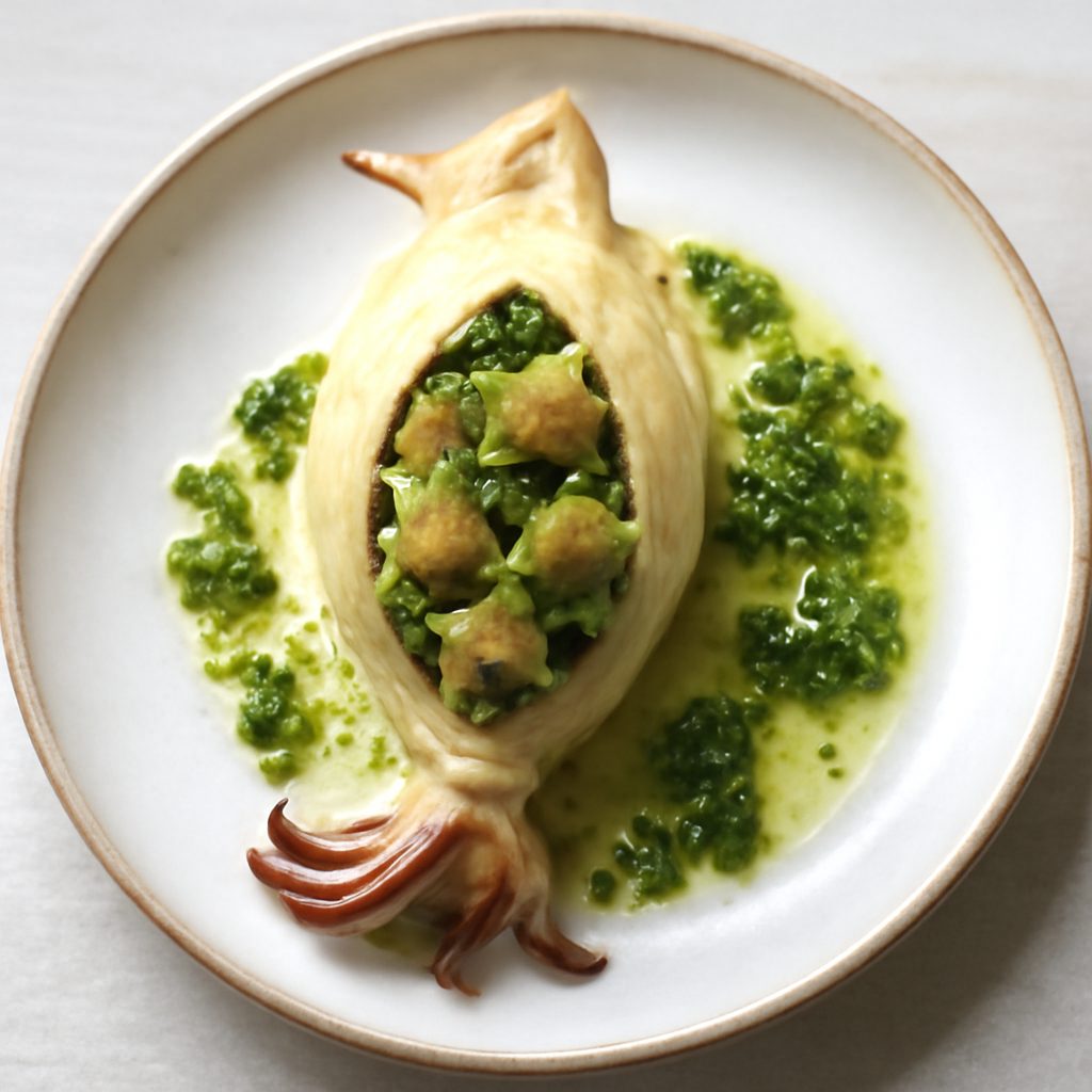 Calamari sottovuoto ripieni ai carciofi - Versione Protein