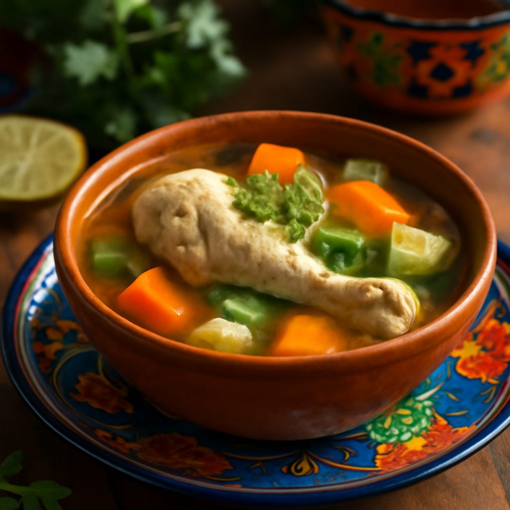 Caldo de Pollo Light Low-Carb