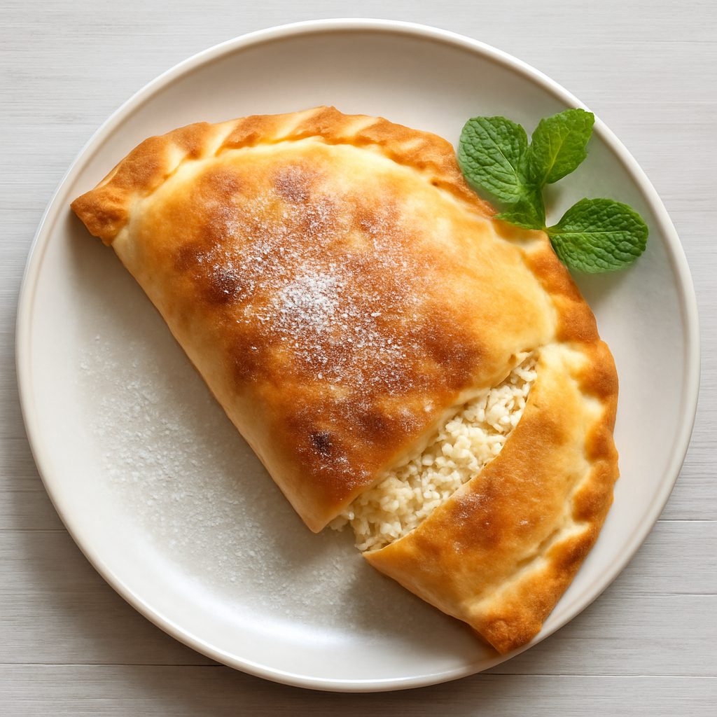 Calzone dolce di ricotta proteico low-carb