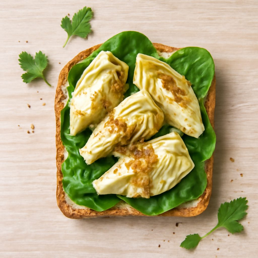 Canapè ai carciofi e senape
