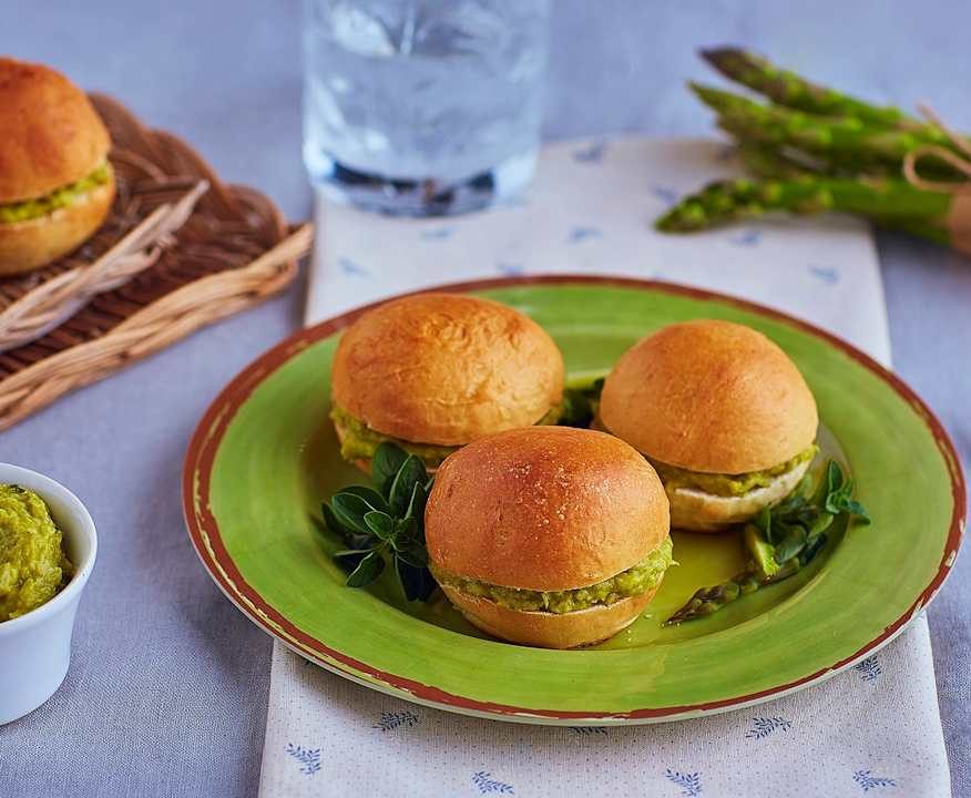 Canapè con patè di asparagi Low Fat