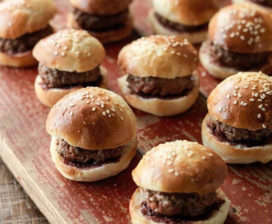 Canapè mini hamburger Protein