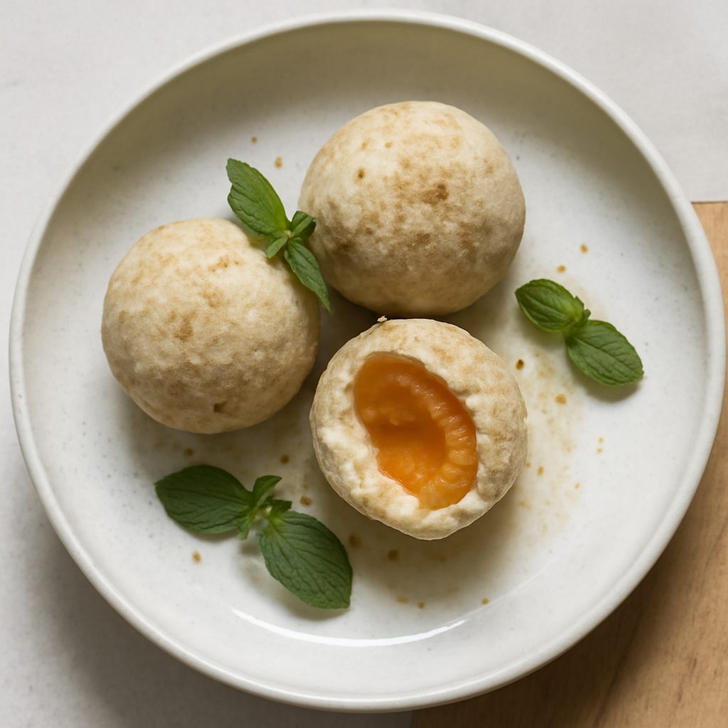 Canederli alle albicocche proteici low-carb
