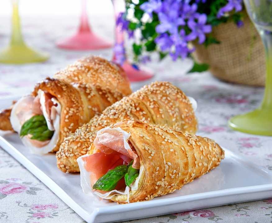 Cannoli di asparagi e prosciutto Protein