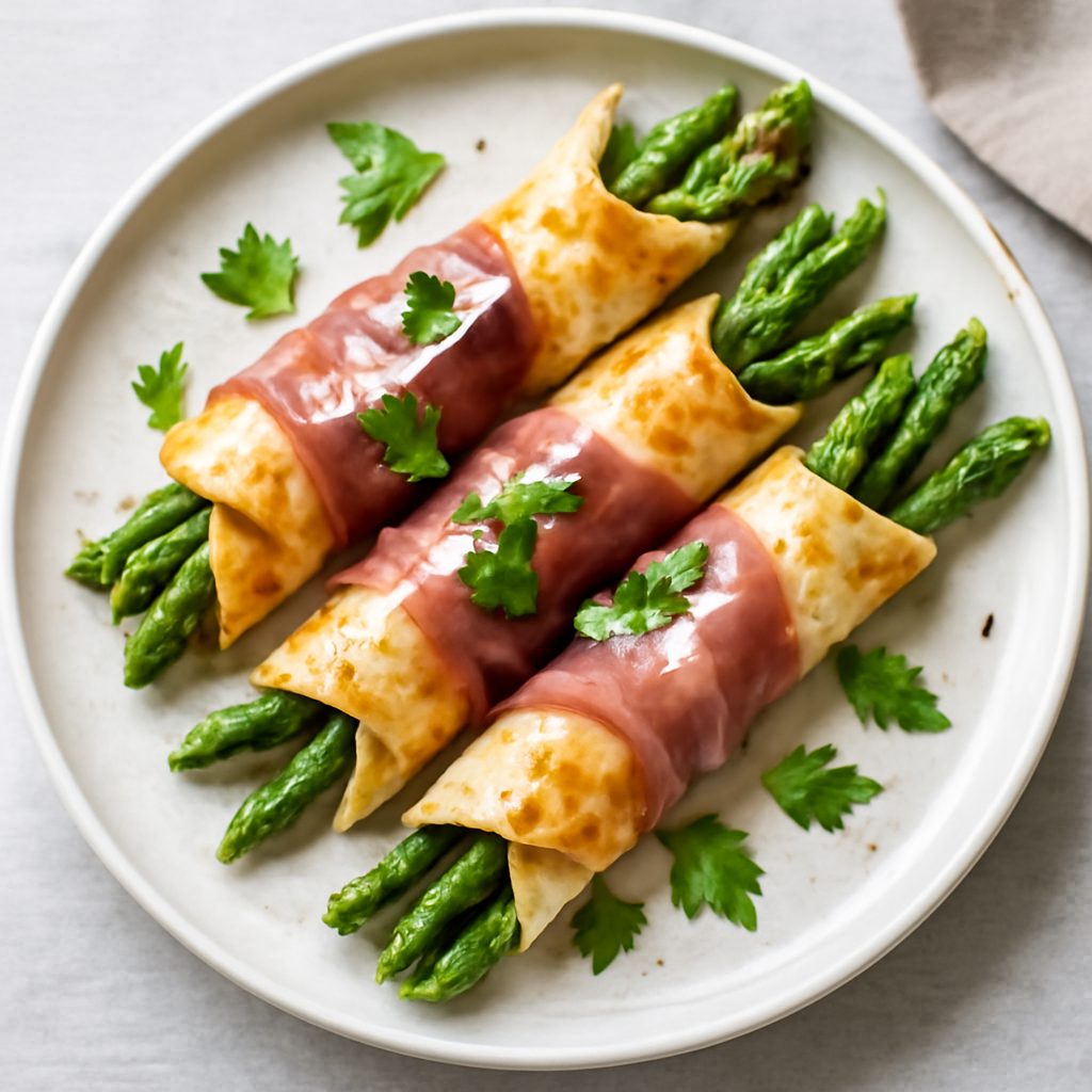 Cannoli di Asparagi e Prosciutto