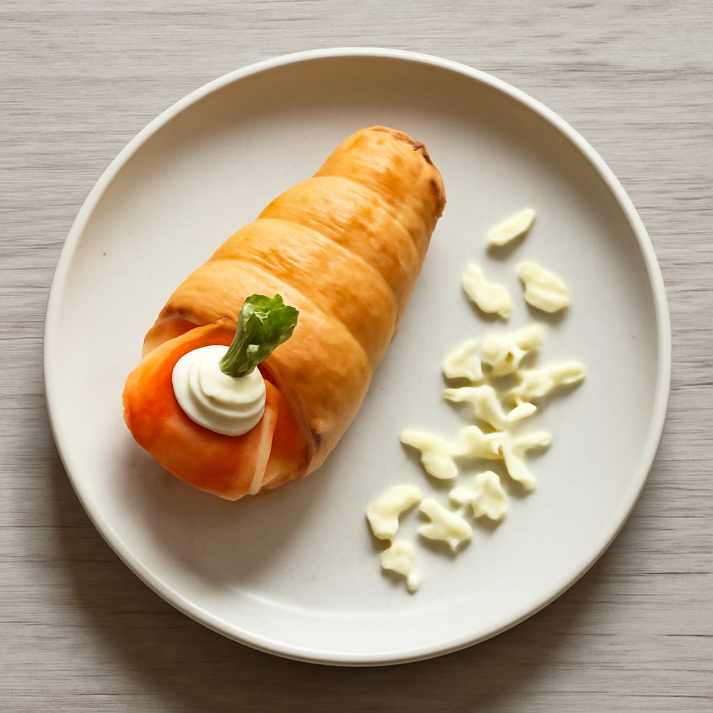 Cannoncino al salmone affumicato e cioccolato bianco Protein