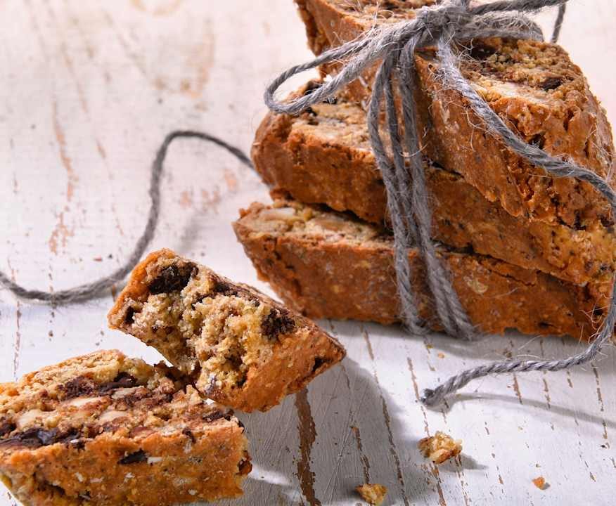 Cantucci integrali cioccolato e nocciole Protein
