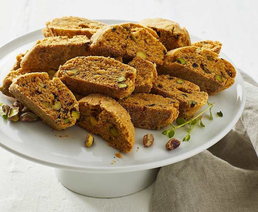 Cantuccini pistacchio, pomodori secchi e olive Protein
