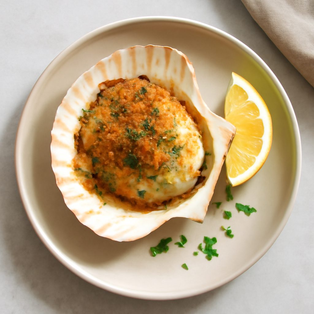 Capesante gratinate proteiche low-carb