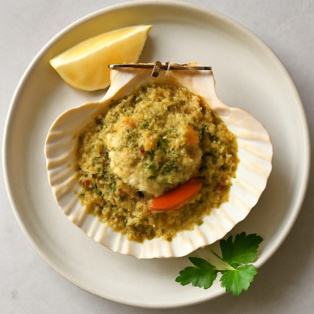 Capesante gratinate proteiche low-carb