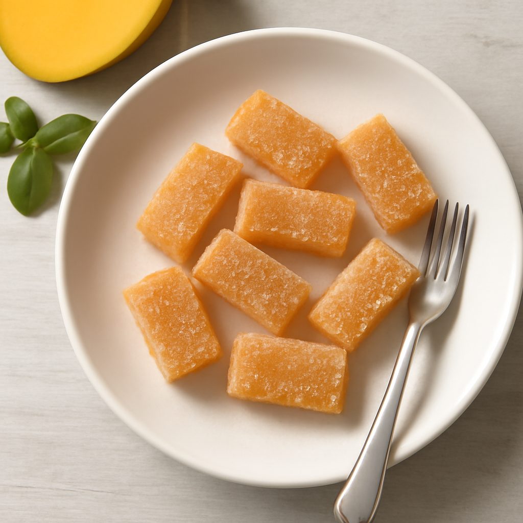 Caramelle gommose al mango proteiche low-carb