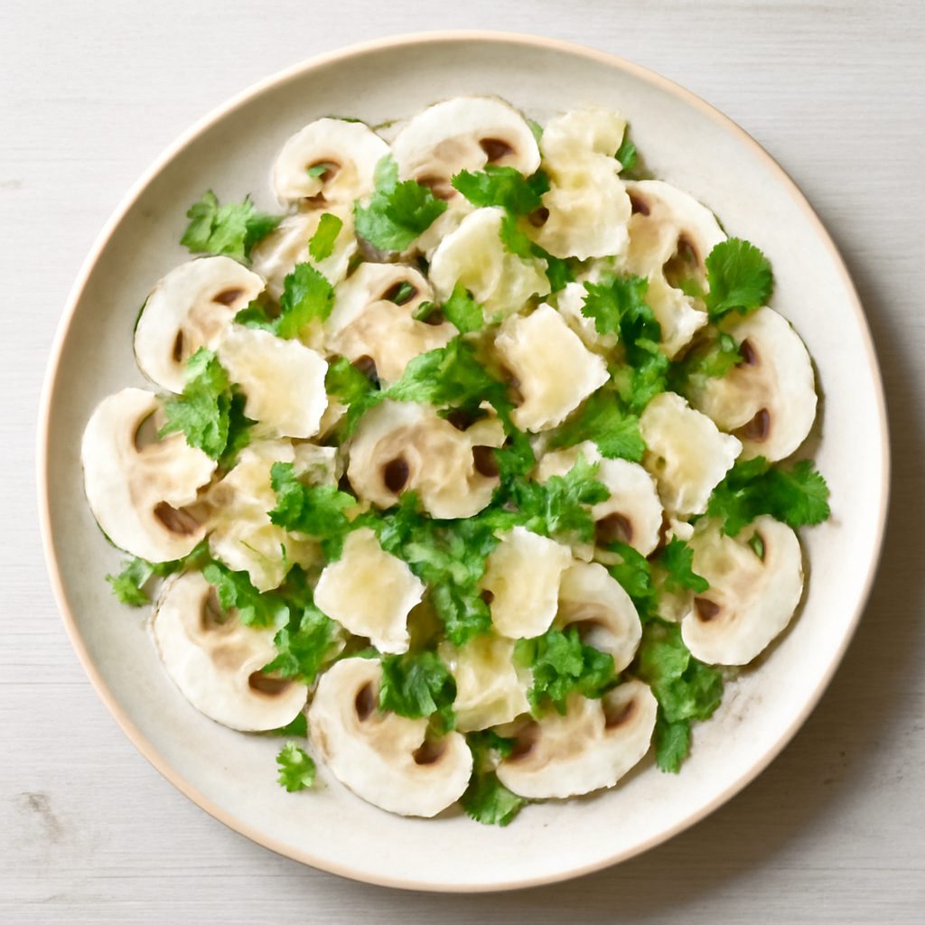 Carpaccio di funghi e Parmigiano Reggiano Proteico Low-Carb