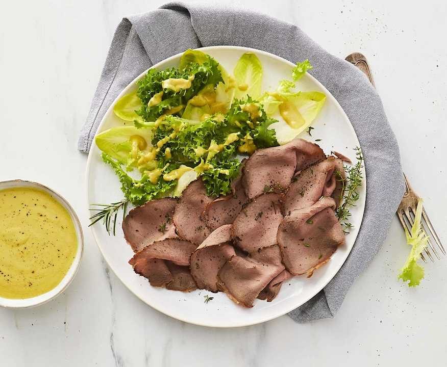 Carpaccio di roastbeef e insalata riccia Protein