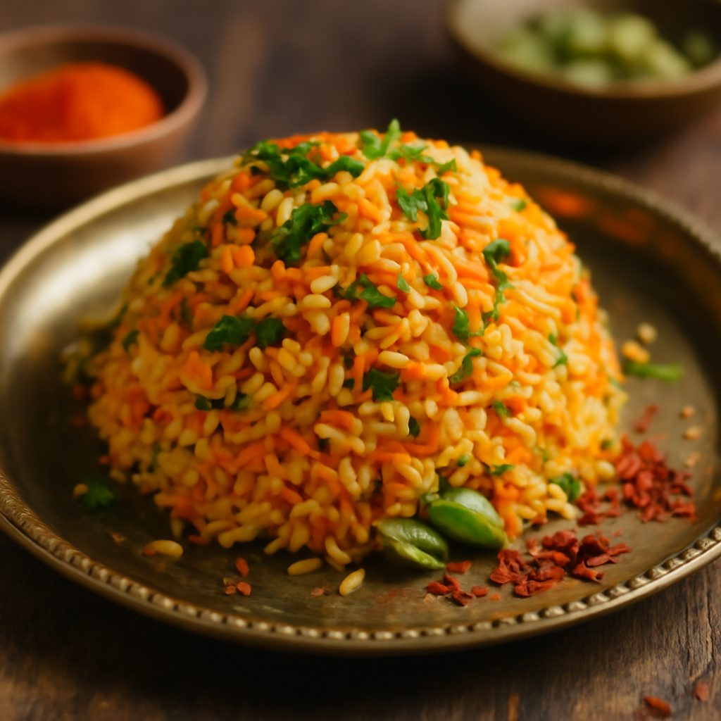 Carrot Rice Indian