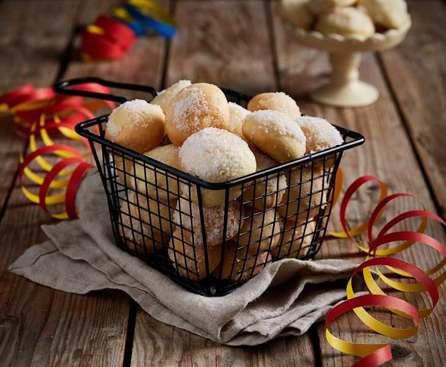 Castagnole al forno (senza glutine) Low Carb