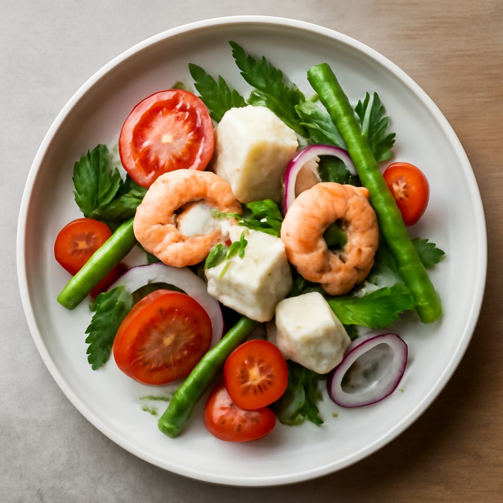 Catalana di Pesce e Verdure Proteica Low-Carb