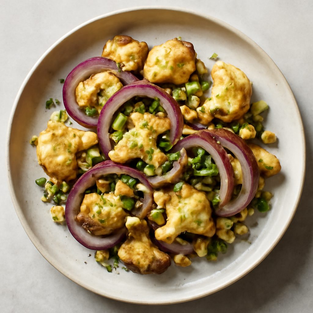 Cavolfiore, cipolla rossa e pistacchio Protein