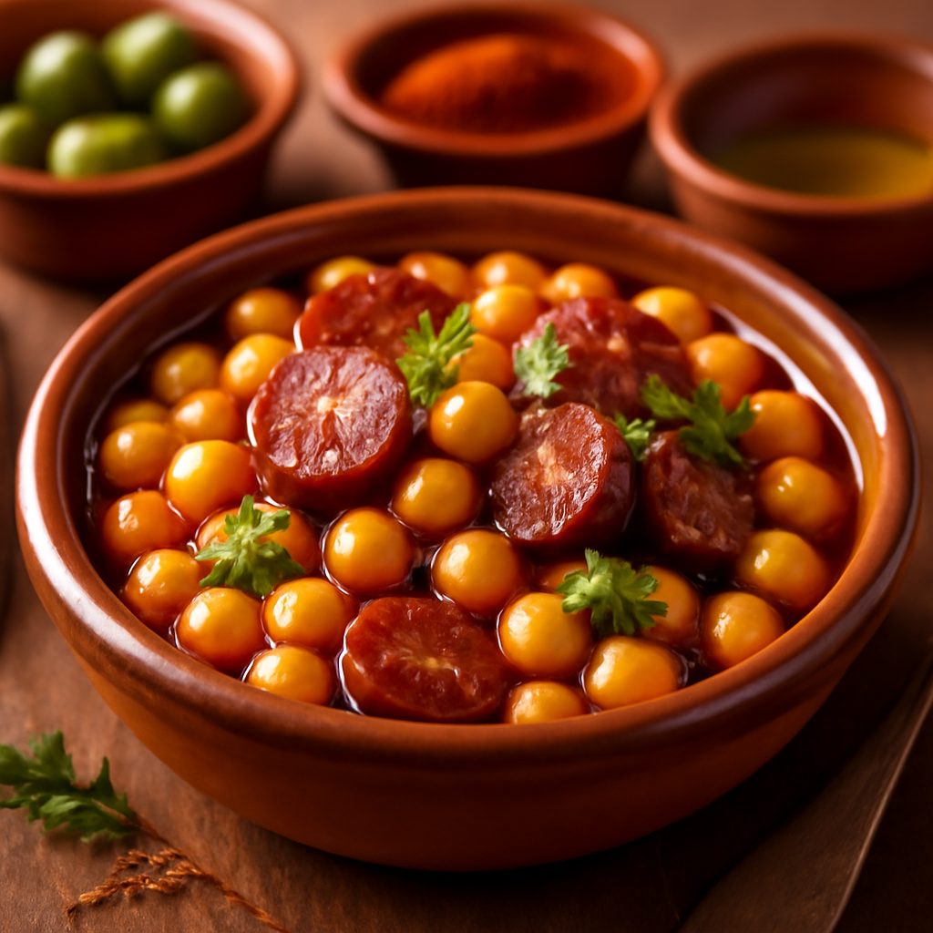 Ceci e Chorizo Spagnolo Light Low-Carb