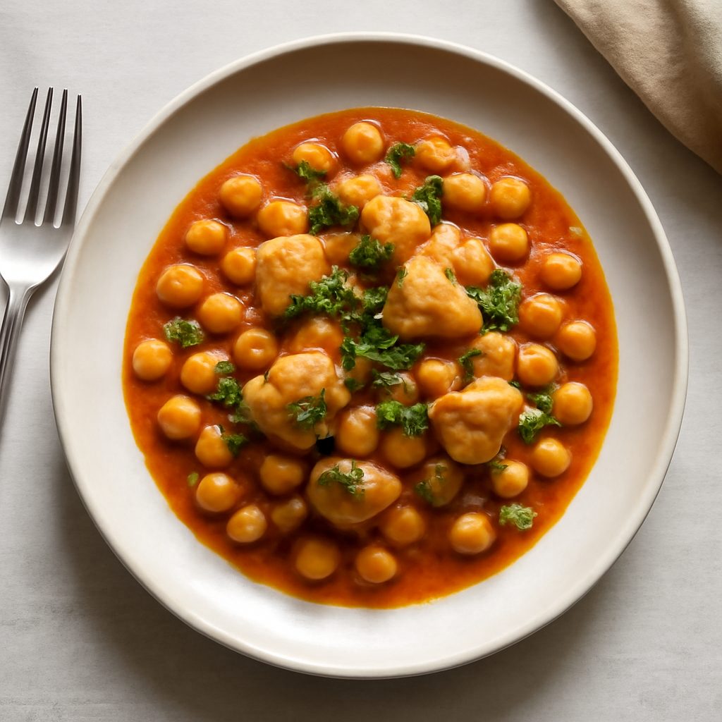 Ceci in umido proteico low-carb