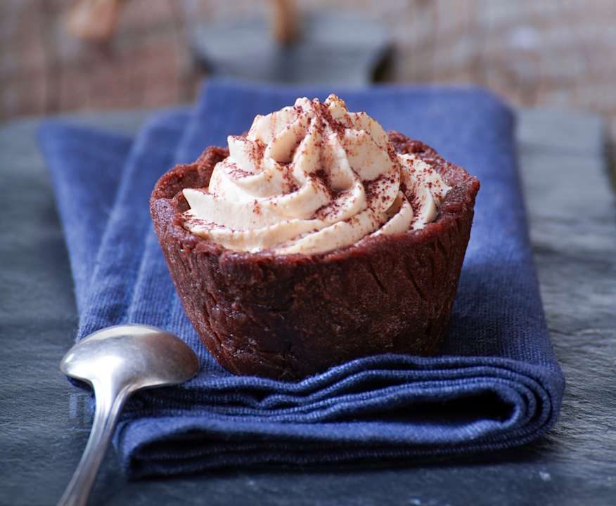 Cestini di crema al caffè Protein