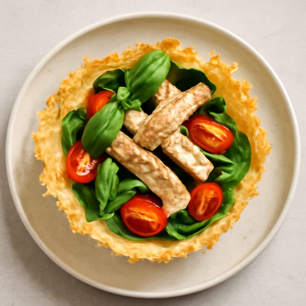 Cestino di cavolfiore e salmone affumicato Low Carb