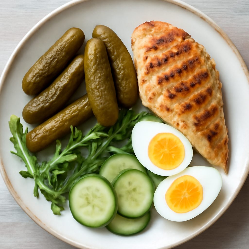 Cetrioli sottaceto fit proteico low-carb
