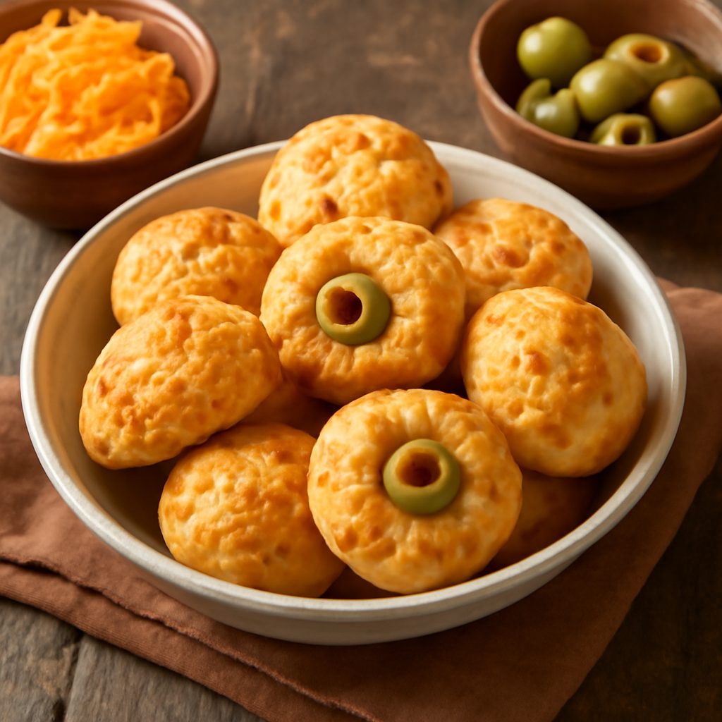 Palline di Cheddar e Olive Protein