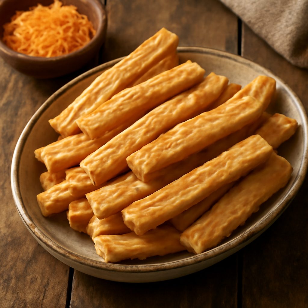 Bastoncini di Pane al Cheddar