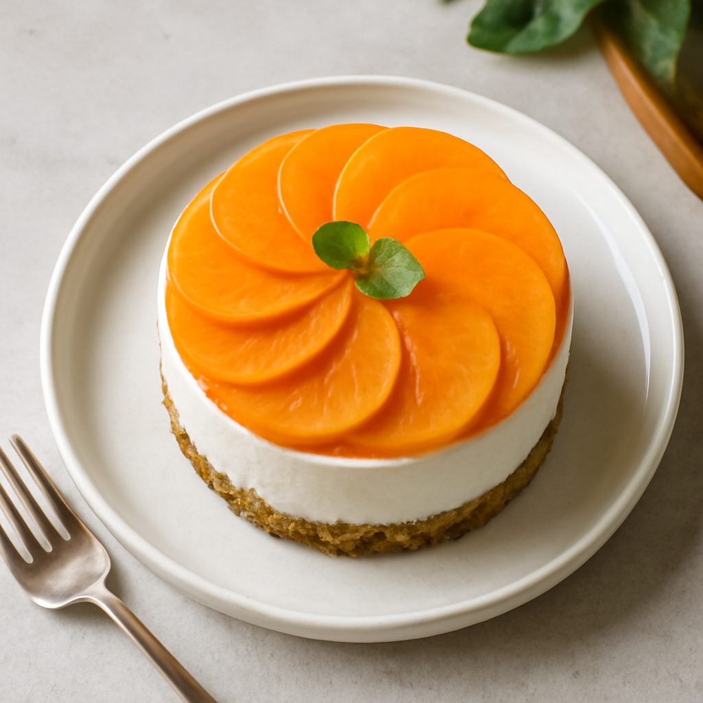 Cheesecake al caco mela
