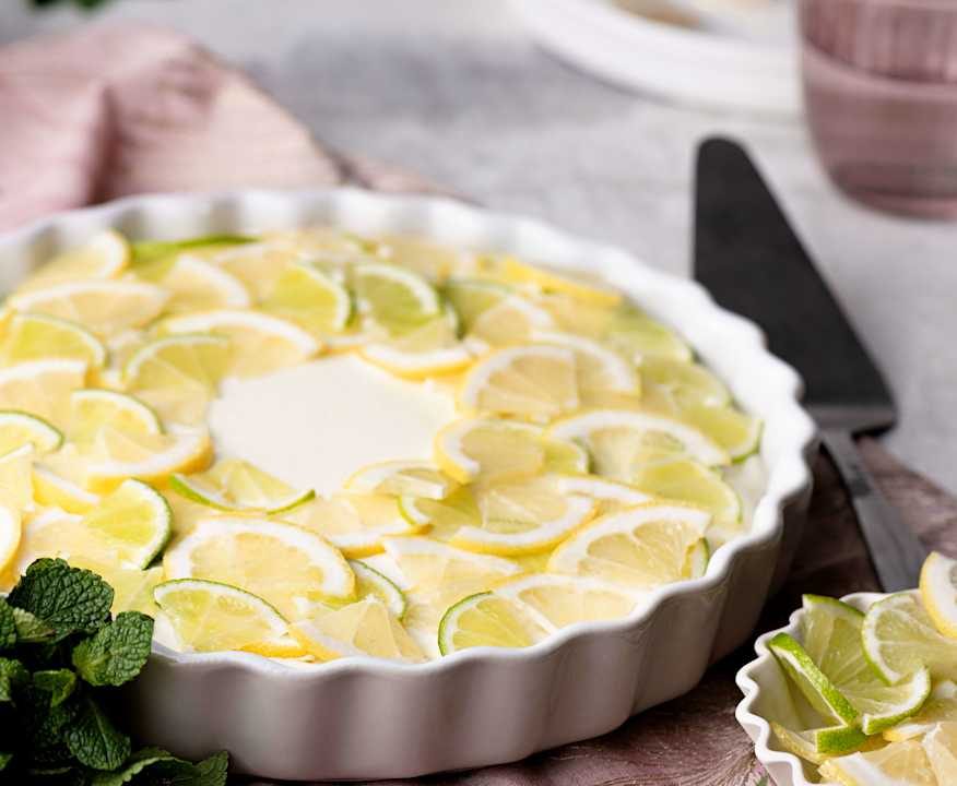 Cheesecake al limone e lime Protein