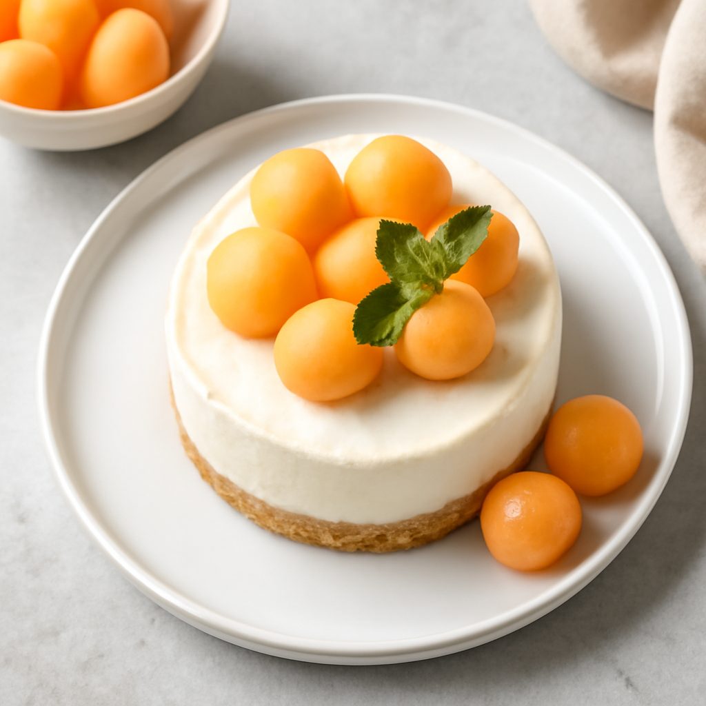 Cheesecake al melone proteica low-carb