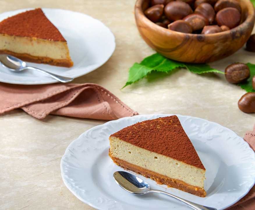 Cheesecake alle castagne Low Fat