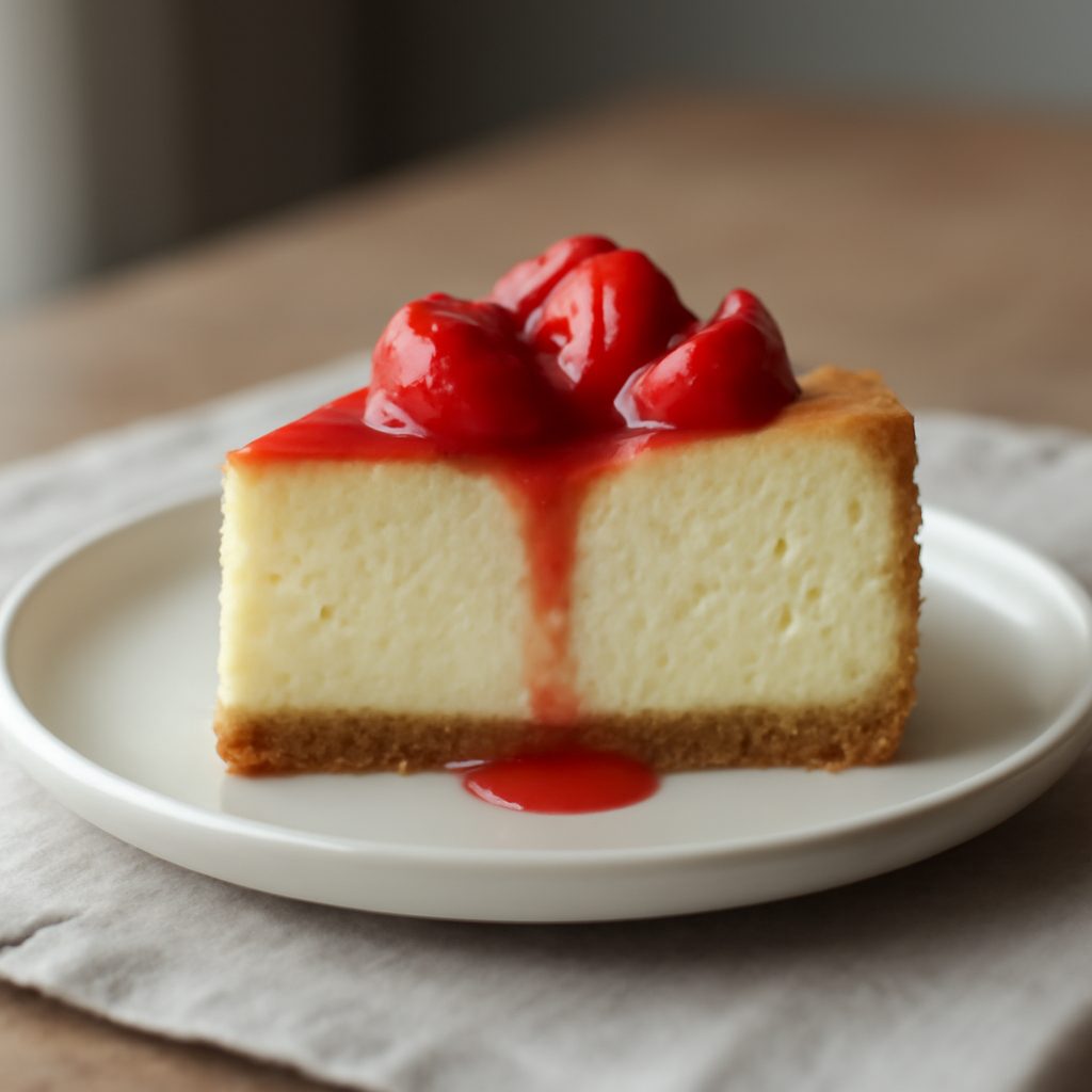 Cheesecake Americana Light al Forno